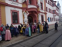 Bild: Eichsfelder Sternsinger zum Empfang in der Staatskanzlei