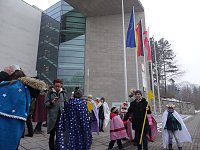 Bild: Eichsfelder Sternsinger zum Empfang in der Staatskanzlei