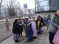 Bild: Eichsfelder Sternsinger zum Empfang in der Staatskanzlei