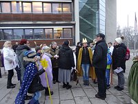 Bild: Eichsfelder Sternsinger zum Empfang in der Staatskanzlei