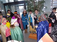 Bild: Eichsfelder Sternsinger zum Empfang in der Staatskanzlei