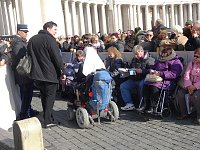 Bild: Pater Pio Gebetsgruppen beim Papst in Rom