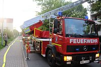 Bild: Brand im Treppenhaus