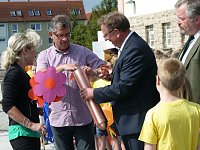 Bild: Grundsteinlegung in Worbis