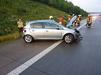 Bild: Unfall auf der Autobahn