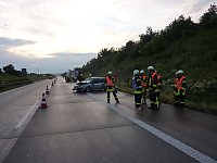 Bild: Unfall auf der Autobahn