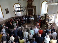 Bild: Neuweihung der Orgel, 350 Jahre Kirche in Kaltohmfeld