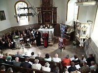 Bild: Neuweihung der Orgel, 350 Jahre Kirche in Kaltohmfeld