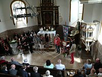 Bild: Neuweihung der Orgel, 350 Jahre Kirche in Kaltohmfeld