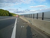 Bild: Unfall auf der Autobahn