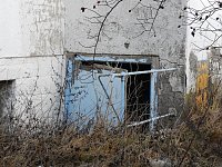 Peter Blei in den Ruinen der Schuhfabrik in Wiehe Bild: Peter Blei in den Ruinen der Schuhfabrik in Wiehe