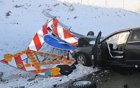 Auf Schilderwagen aufgefahren Bild: Auf Schilderwagen aufgefahren