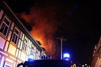 Großbrand in der Marktstraße Bild: Großbrand in der Marktstraße