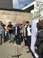Bild: 50 Demonstranten kamen aus dem Landkreis Nordhausen