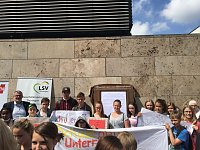 Bild: 50 Demonstranten kamen aus dem Landkreis Nordhausen
