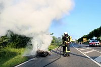 Bild: Motorradfahrer stirbt bei Unfall