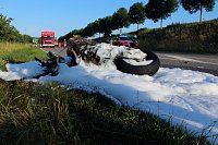 Bild: Motorradfahrer stirbt bei Unfall