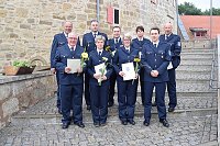 Bild: Bef&ouml;rderung bei der Nordth&uuml;ringer Polizei: Kolleginnen und Kollegen der PI Eichsfeld
