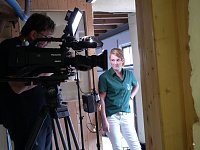 Bild: MDR-Dreh in B&uuml;schlebs M&uuml;hle