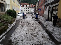 Schweres Unwetter über Sondershausen Bild: Schweres Unwetter über Sondershausen