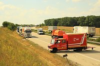 Ein Toter bei Unfall auf der A 38 Bild: Ein Toter bei Unfall auf der A 38