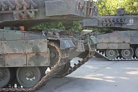 Panzer in Richtung Litauen verladen Bild: Panzer in Richtung Litauen verladen