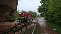 Bild: Feuerwehrseinsatz nach Starkregen