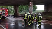 Bild: Feuerwehrseinsatz nach Starkregen