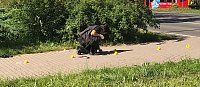 Beamte der Spurensicherung bei der Arbeit Bild: Beamte der Spurensicherung bei der Arbeit