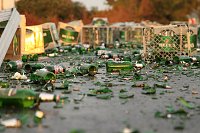 Bierlaster verunglückt Bild: Bierlaster verunglückt