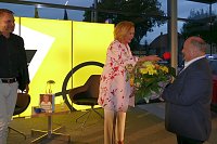 Bild: Marijke Amado begeisterte im Autohaus Peter mit lecker Abend