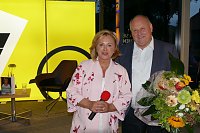 Bild: Marijke Amado begeisterte im Autohaus Peter mit lecker Abend