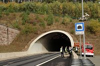 Großübung im Höllbergtunnel Bild: Großübung im Höllbergtunnel
