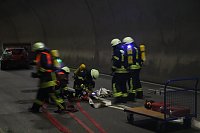 Großübung im Höllbergtunnel Bild: Großübung im Höllbergtunnel