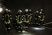 Großübung im Höllbergtunnel Bild: Großübung im Höllbergtunnel