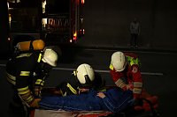 Großübung im Höllbergtunnel Bild: Großübung im Höllbergtunnel