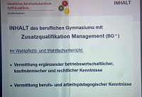 Bild: Auftaktveranstaltung f&uuml;r das Berufliche Gymnasium+