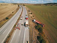 Bild: Unfall auf der A38