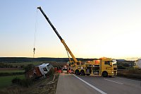 Bild: Bergung auf der Autobahn