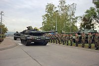 Bild: Panzerkompanie in Bad Frankenhausen verabschiedet 