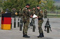 Bild: Kommandeurswechsel beim Panzerbataillon 393 "Th&uuml;ringer L&ouml;we" in der Kyffh&auml;user Kaserne Bad Frankenhausen statt....