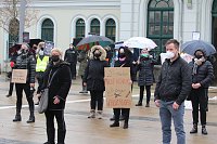 Proteste der Frisörinnung vor dem Nordhäuser Bahnhof Bild: Proteste der Frisörinnung vor dem Nordhäuser Bahnhof