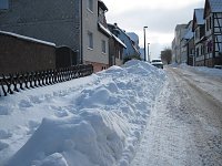 Schneechaos in Leinefelde Bild: Schneechaos in Leinefelde