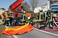 Bild: Lagerhallenbrand