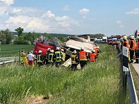 Folgenschwerer Unfall auf der A 38 Bild: Folgenschwerer Unfall auf der A 38