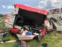Folgenschwerer Unfall auf der A 38 Bild: Folgenschwerer Unfall auf der A 38