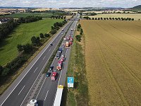 Bild: Schwerer Unfall auf der A38