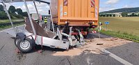 Bild: Schwerer Unfall auf der A38
