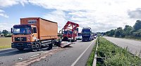 Bild: Schwerer Unfall auf der A38