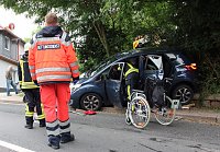 Bild: Unfallstelle im Stadtgebiet 